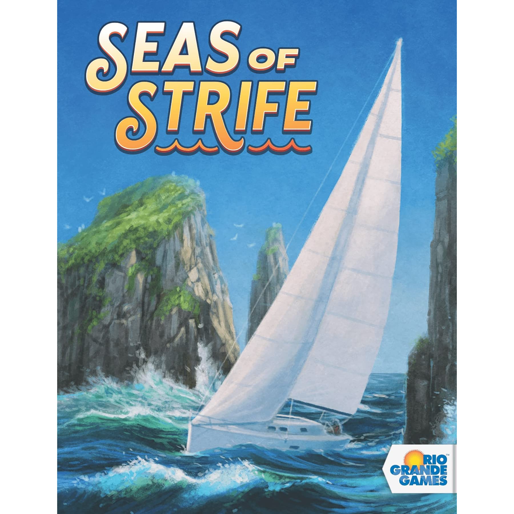 Rio Grande Games Seas of Strife - Strategic Trick-Taking Card Game for Adults & Teens (Ages 14+) | 3-6 Players | 45 Min Playtime | Perfect for Game Nights & Family Gatherings