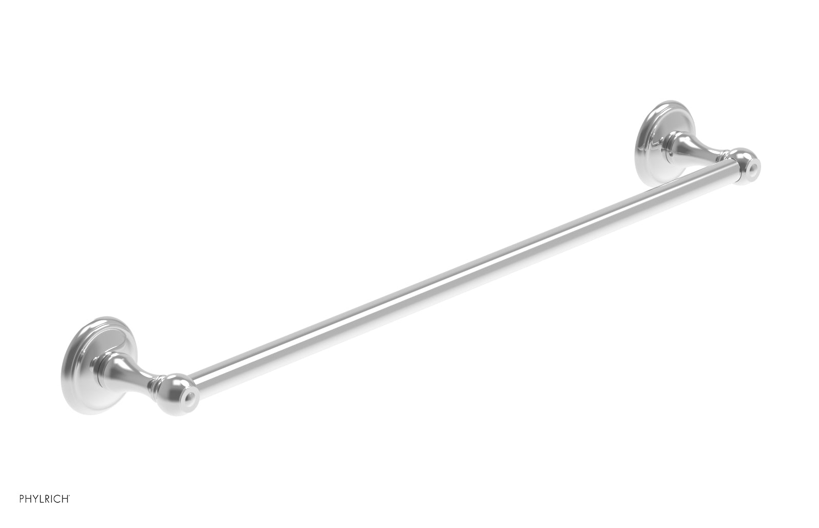 3RING 24-Inch Brushed Nickel Towel Bar - Heavy Duty Bathroom Towel Rack for Kitchen, Bathroom, and Laundry Room - KGB70