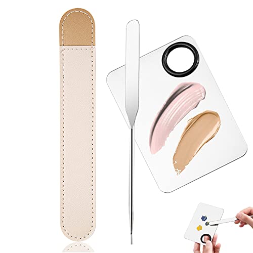 Korean Makeup Spatula - Professional Foundation Spatula for Flawless Makeup Application | Perfect for Liquid Foundation, Cream Blush & Skincare Products