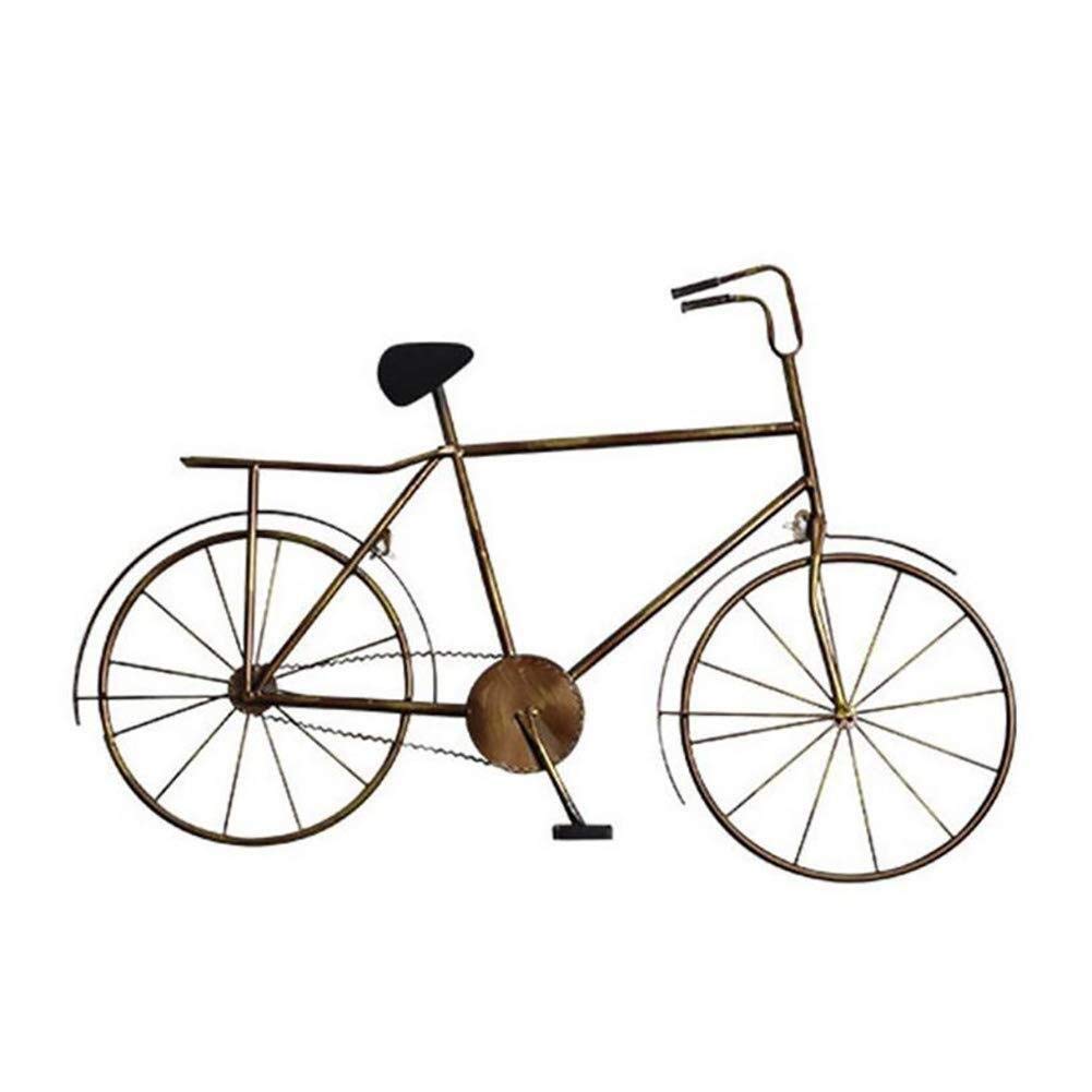 Vintage Wrought Iron Wall Hanging Bicycle Decor - Handcrafted Metal Wall Art Sculpture for Home, Cafe & Office Decoration | Perfect for Living Room, Bedroom & Restaurant Wall Decor