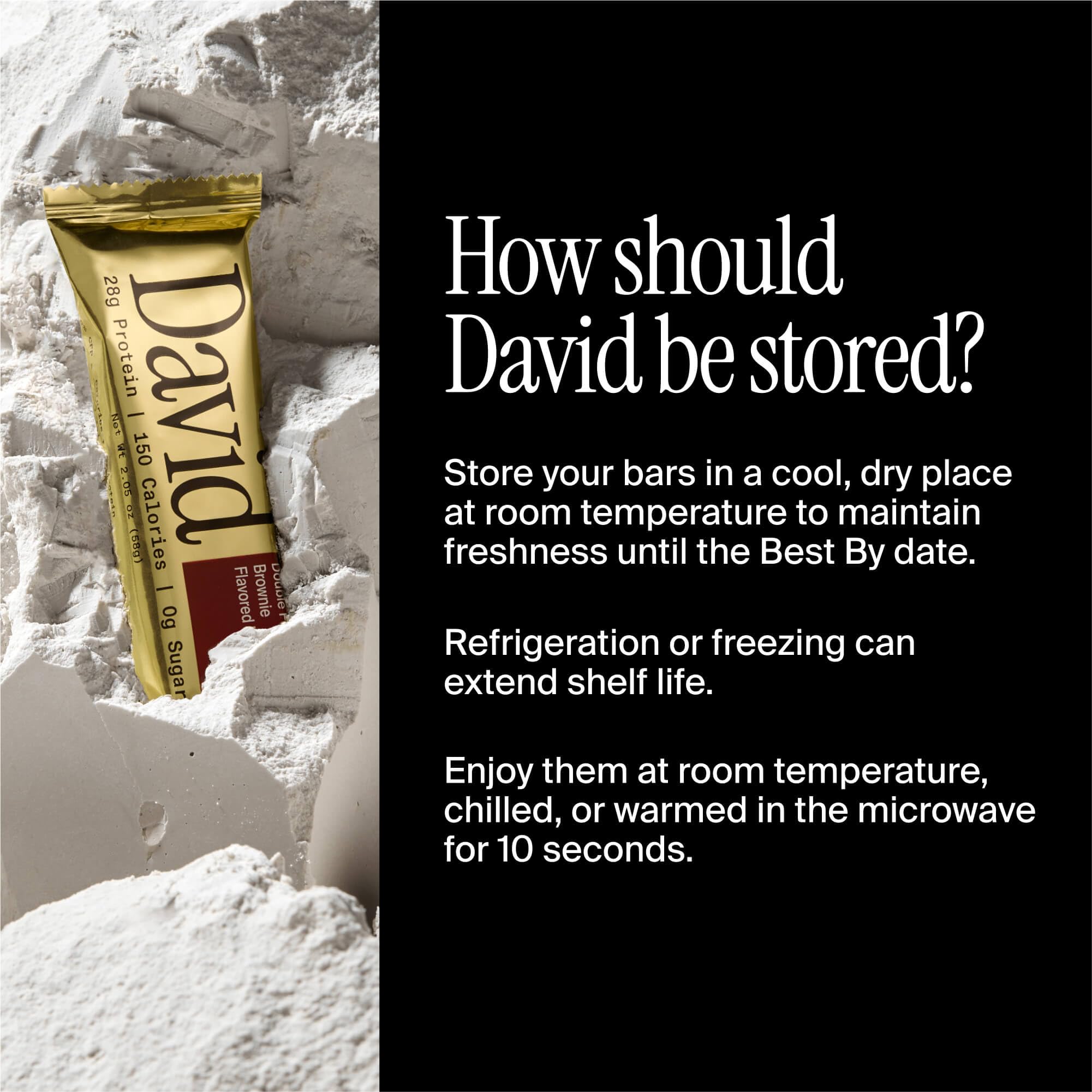 David Protein Bar - Cake Batter Flavor, Pack of 12 | 28g High Protein, 150 Calories, 0g Sugar | Low Carb, Gluten Free Snack for Bodybuilding, Weight Loss & Keto Diet | Perfect for Gym Workouts, Post-Exercise Recovery & Healthy On-the-Go Nutrition