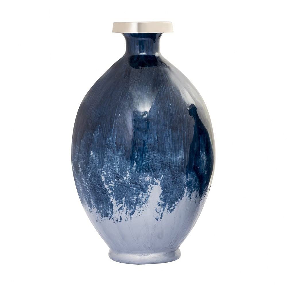 Elk Home S0807-8733 Bahama Vase - Medium Size Ceramic Vase for Home Decor, Centerpiece, Wedding & Dining Table Decoration