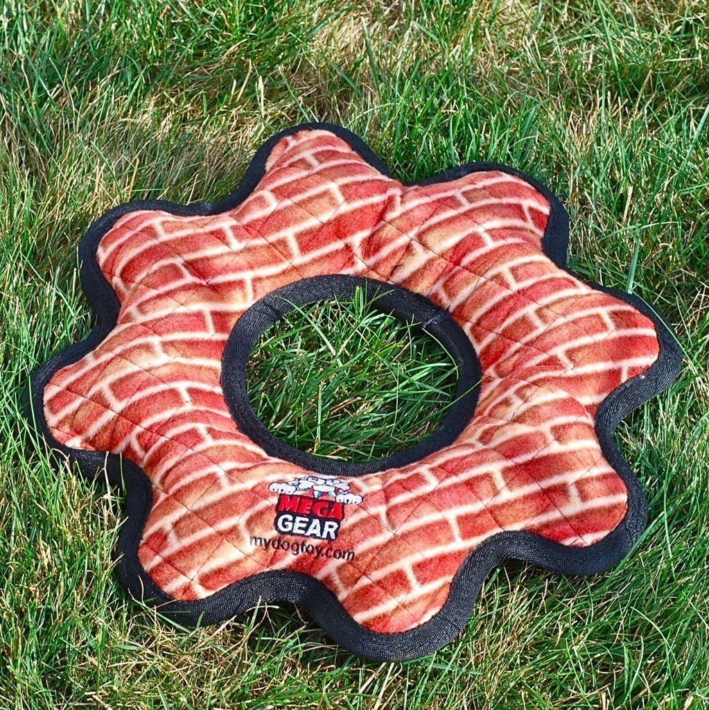 Tuffy Mega Gear Ring - Durable Stainless Steel Dog Gear for Training & Outdoor Adventures - Perfect for Hiking, Camping, and Active Pets