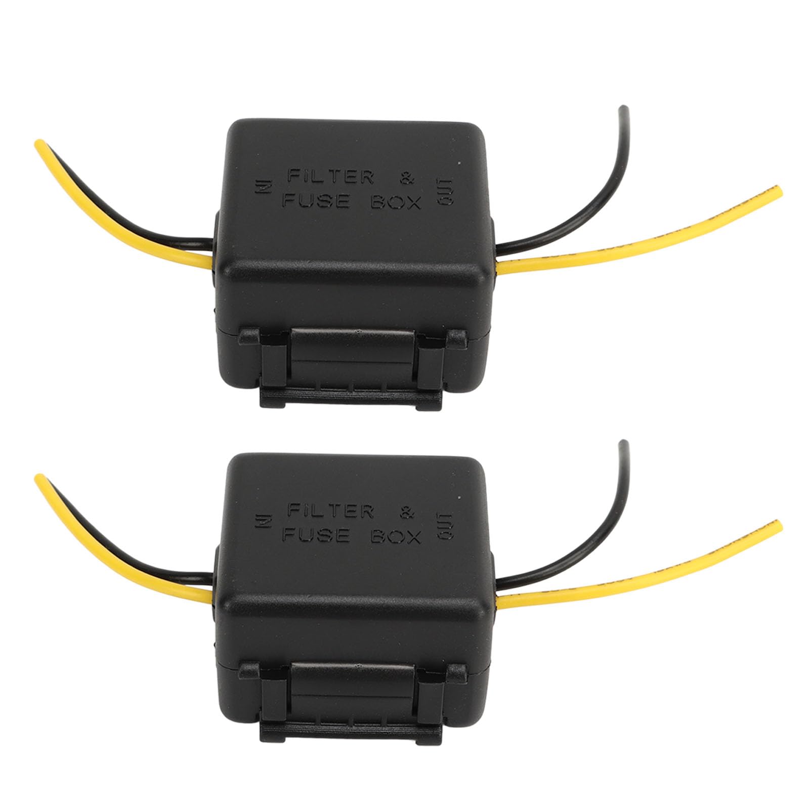 12V Stereo Power Supply Filter - 2 Pack Audio Noise Reduction Power Filter for Equalizers & Amplifiers - Improve Sound Quality for Home & Car Audio Systems