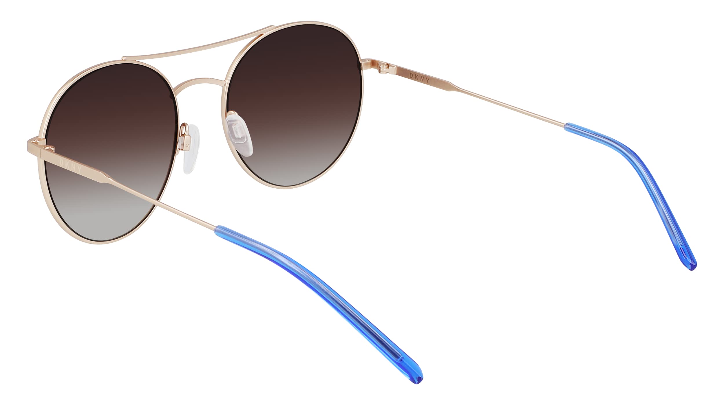 DKNY Women's Dk305s Round Sunglasses - Classic UV Protection Fashion Sunglasses for Women, Perfect for Driving, Beach & Outdoor Activities