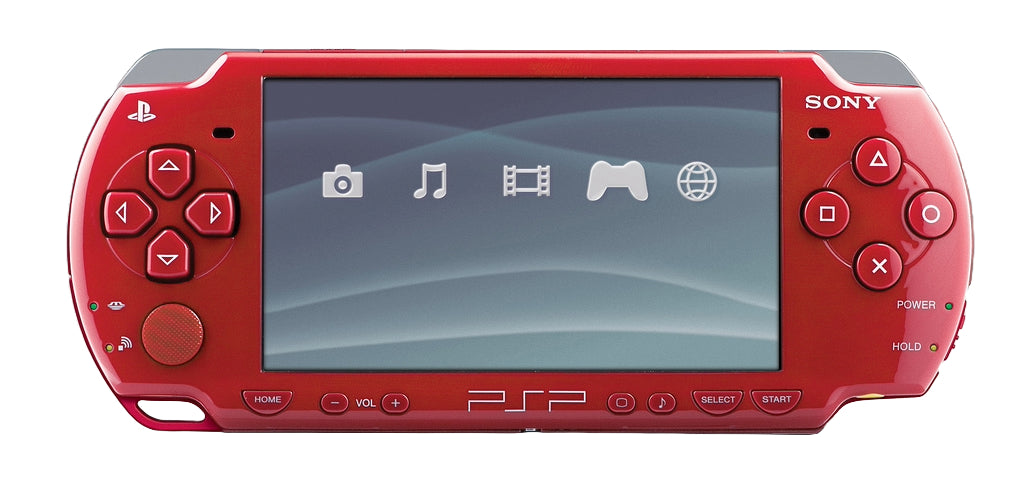 Sony PlayStation Portable PSP 2000 God of War Edition - Limited Red Console for Gaming Enthusiasts | Perfect for Travel, Commuting & Retro Gaming