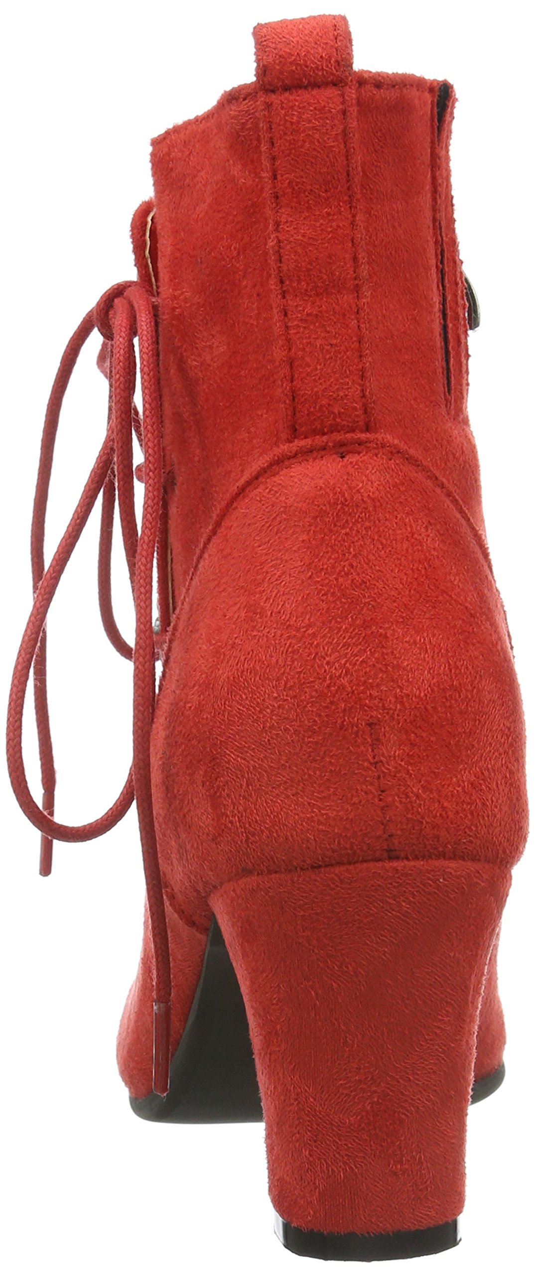 Andrea Conti Women's Fashion Ankle Boots - Red (021) Size 5 | Comfortable & Stylish for Fall, Winter & Casual Outfits