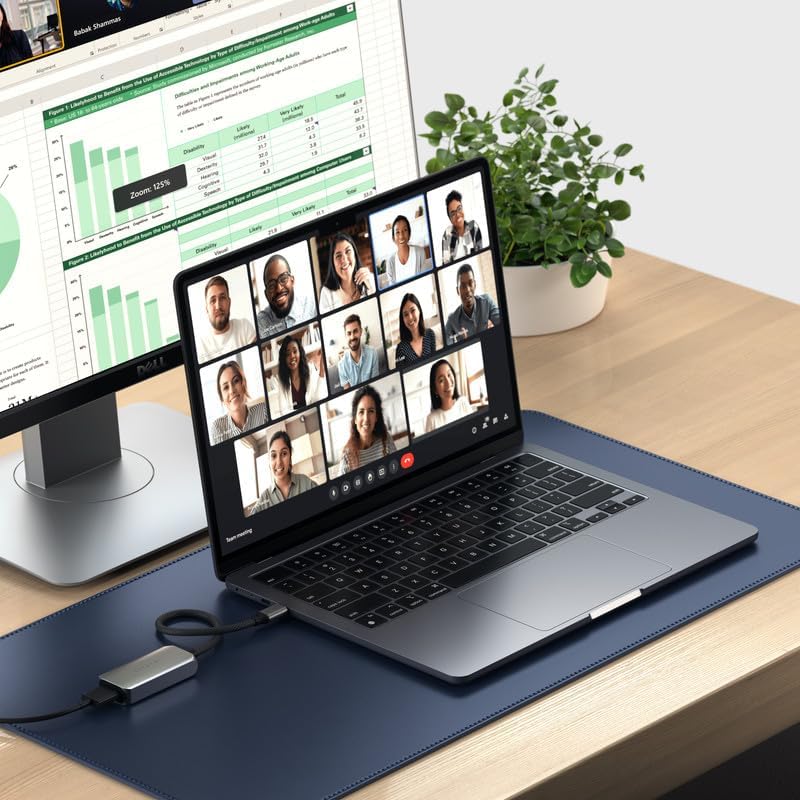 Satechi USB-C to HDMI 2.1 Adapter 8K@60Hz 4K@120Hz HDR Thunderbolt 3/4 Compatible for MacBook Pro/Air iPad Pro iPhone 15 - Perfect for Home Theater, Gaming & 4K/8K Video Streaming