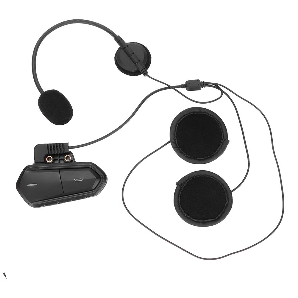 Bluetooth Motorcycle Helmet Headset with HT4832SQ Amplifier - 10 Hours Working Time, Noise Cancelling for Safe Riding - Perfect for Commuting, Touring & Group Rides