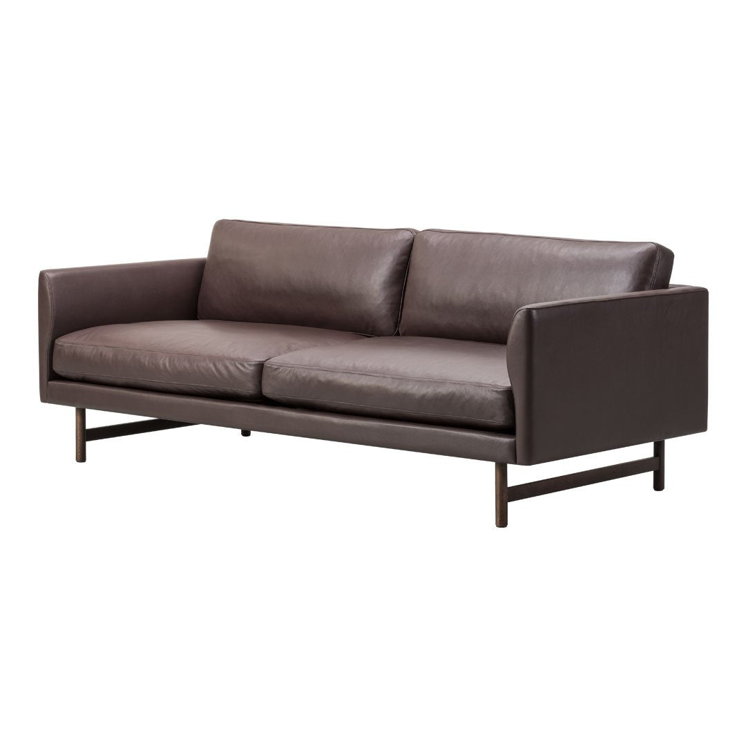 Calmo Sofa 95 - Modern 2-Seater Loveseat with Solid Wood Base for Living Room, Lounge & Small Spaces