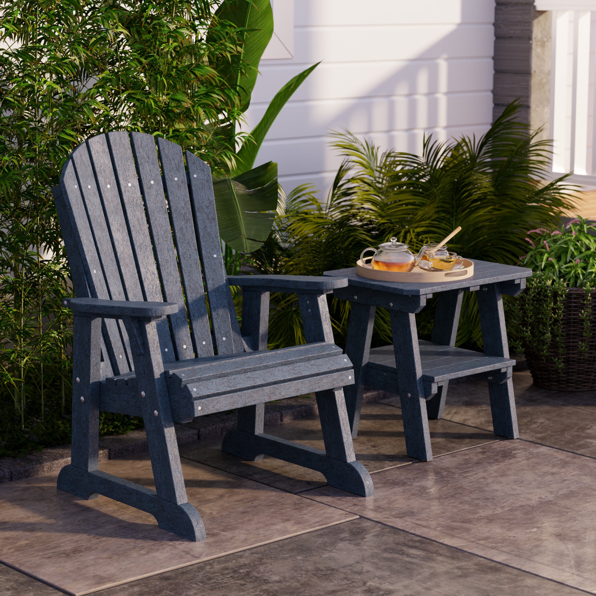 Heritage High Fan Back Chair - Classic Wooden Dining Chair with Upholstered Seat - Perfect for Farmhouse, Rustic & Traditional Dining Rooms