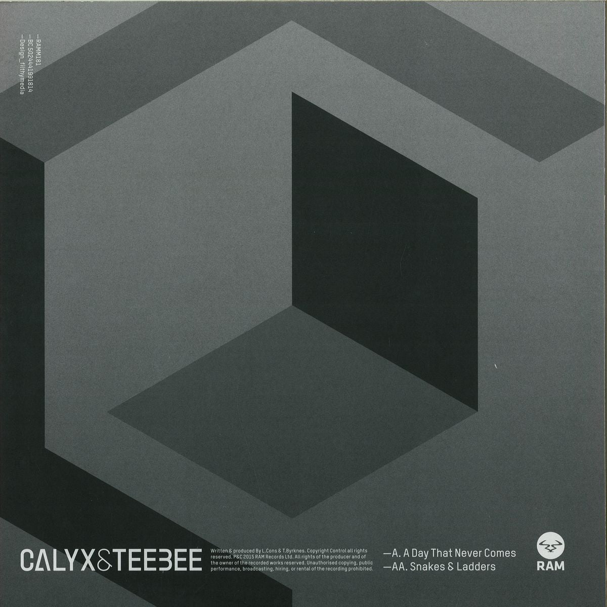 Calyx & Teebee - A Day That Never Comes Vinyl Record 12
