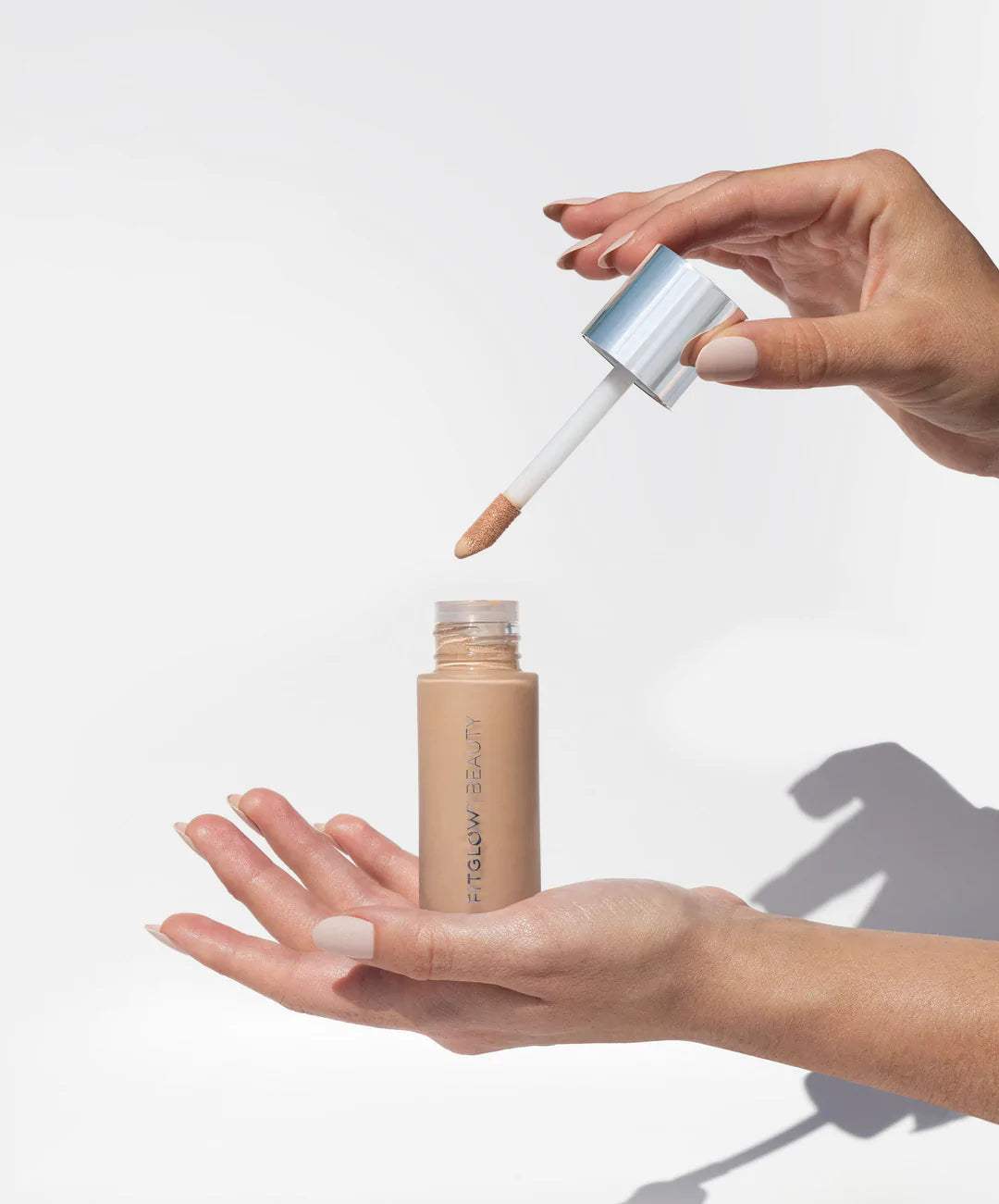 Fitglow Beauty FOUNDATION+ - Herbal Hyaluronic & Vitamin C Photo Filtering Foundation for Flawless Skin | Perfect for Daily Wear & Special Occasions