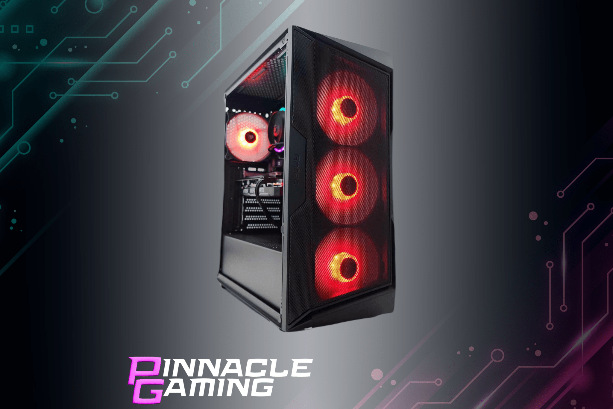 Custom Gaming PC - AMD Ryzen 5 Processor, RX 580 8GB GPU, 1TB SSD, 16GB DDR4 RAM, Black AX61 Case - Perfect for Esports, Streaming & High-Performance Gaming