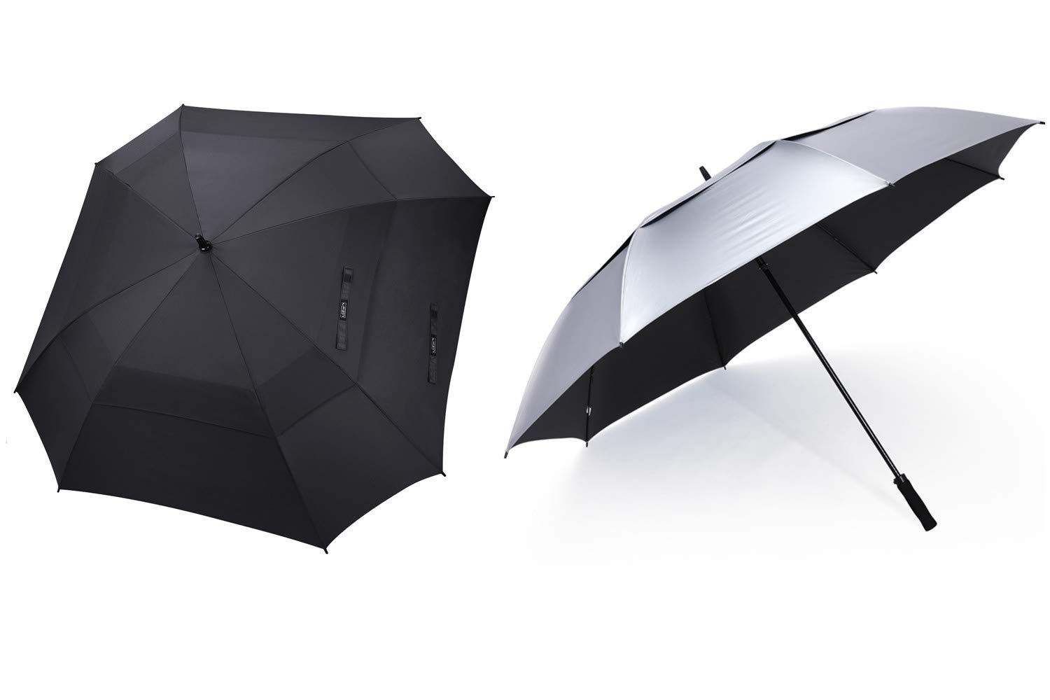 G4Free 68 Inch & 72 Inch UV Protection Golf Umbrella - Double Canopy Design for Rain & Sun Protection | Perfect for Golfers, Outdoor Sports & Daily Commute