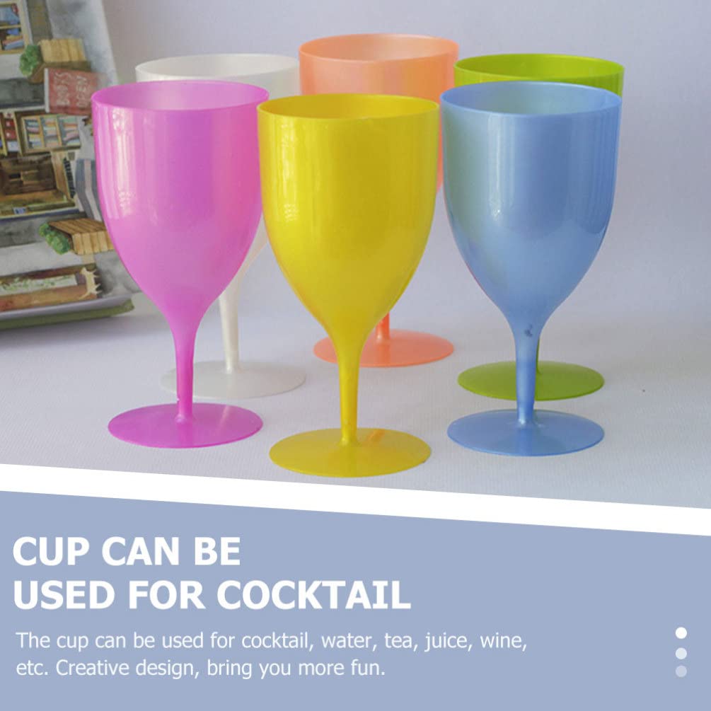 Zerodeko 6-Piece Margarita Glasses Set - Elegant Cocktail & Wine Goblets for Easter Parties, Beverage Cups, Egg Holders - Perfect for Holiday Celebrations, Home Bar Decor, and Festive Gatherings