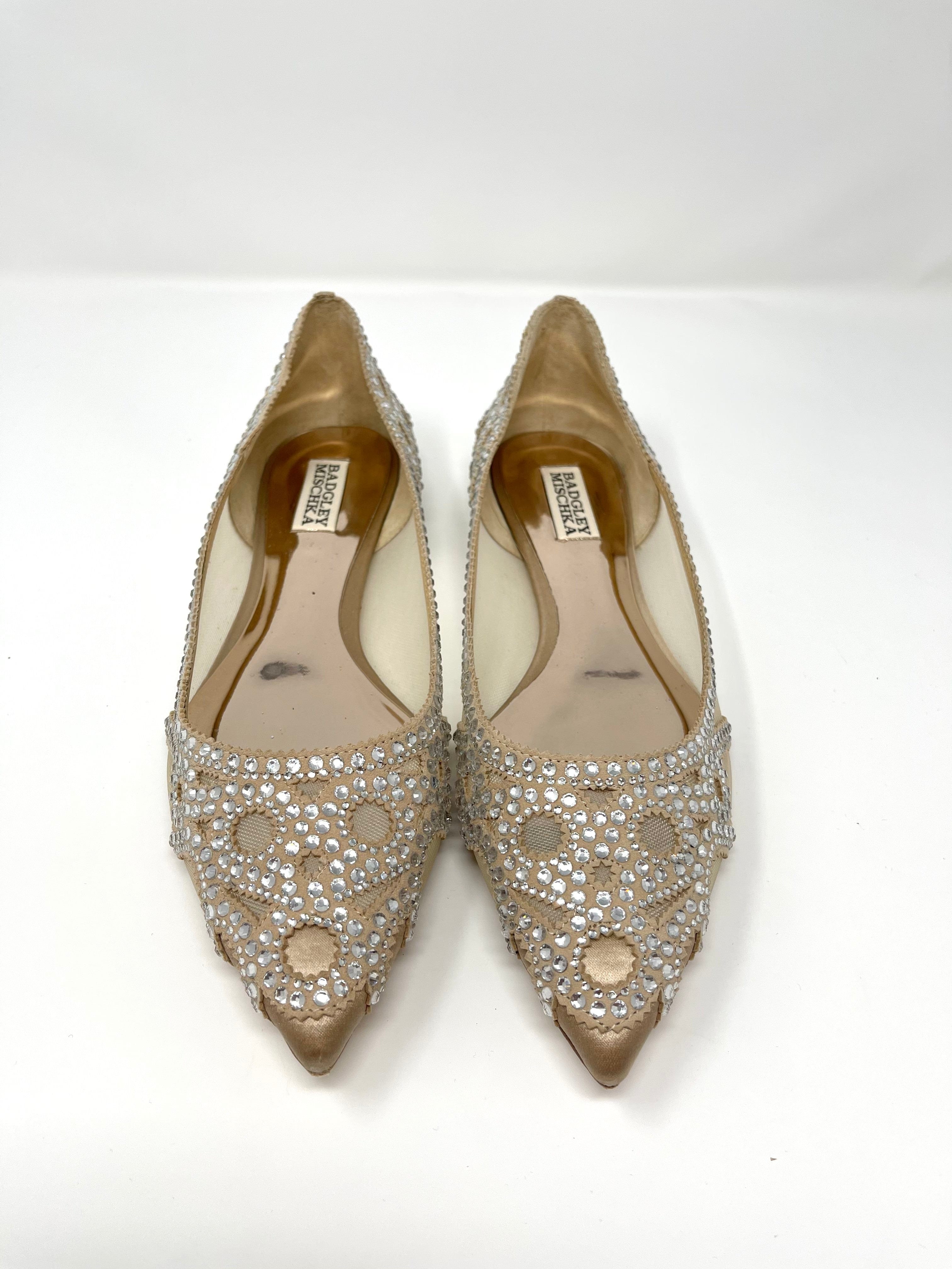 Badgley Mischka Gigi Women's Heels Size 9.5 - Elegant Evening Shoes for Weddings, Parties & Special Occasions
