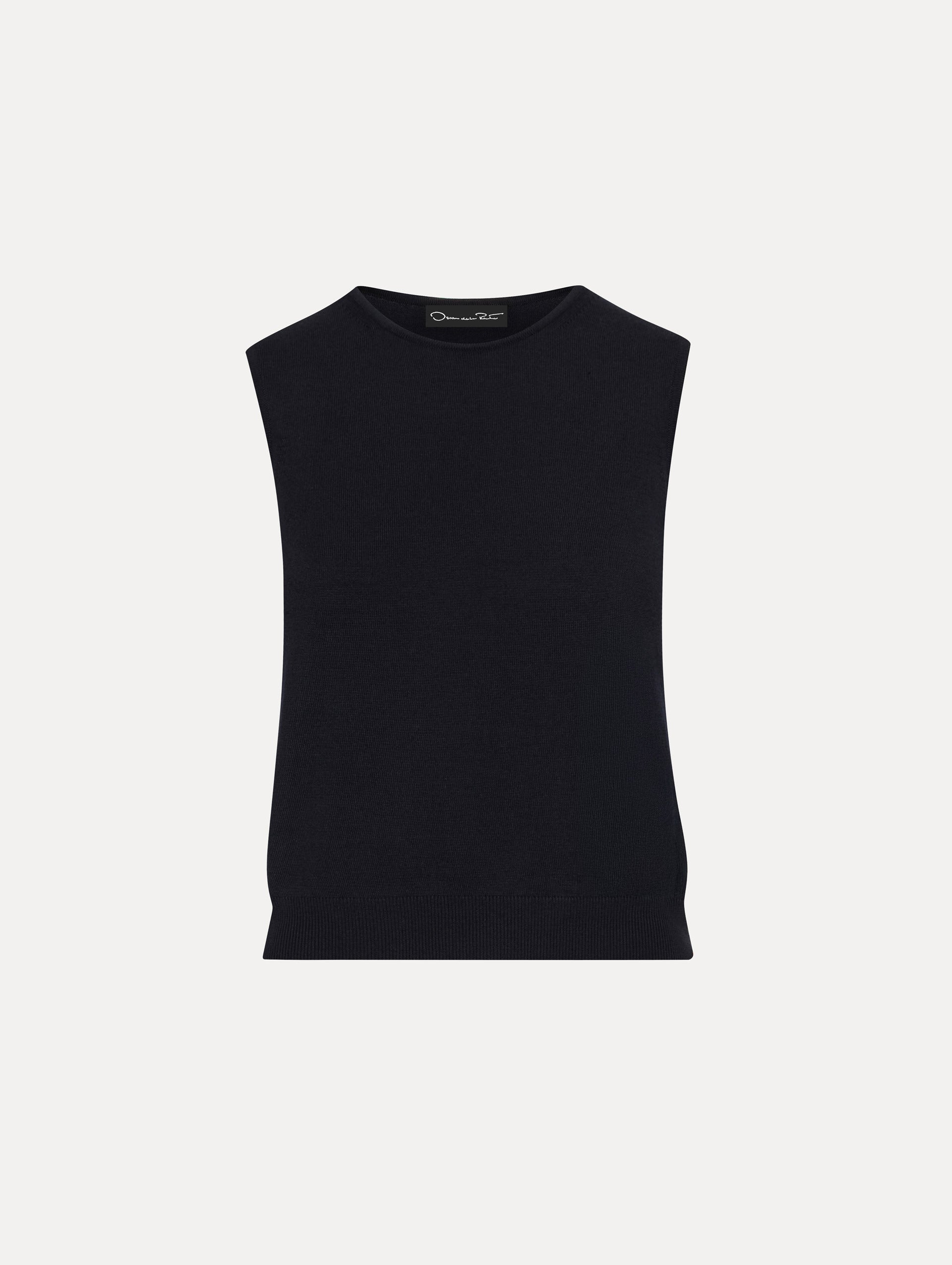 Women's Crew Neck Tank Top - ON144 Navy Blue | Casual Wear, Workout, Layering, Summer Outfits