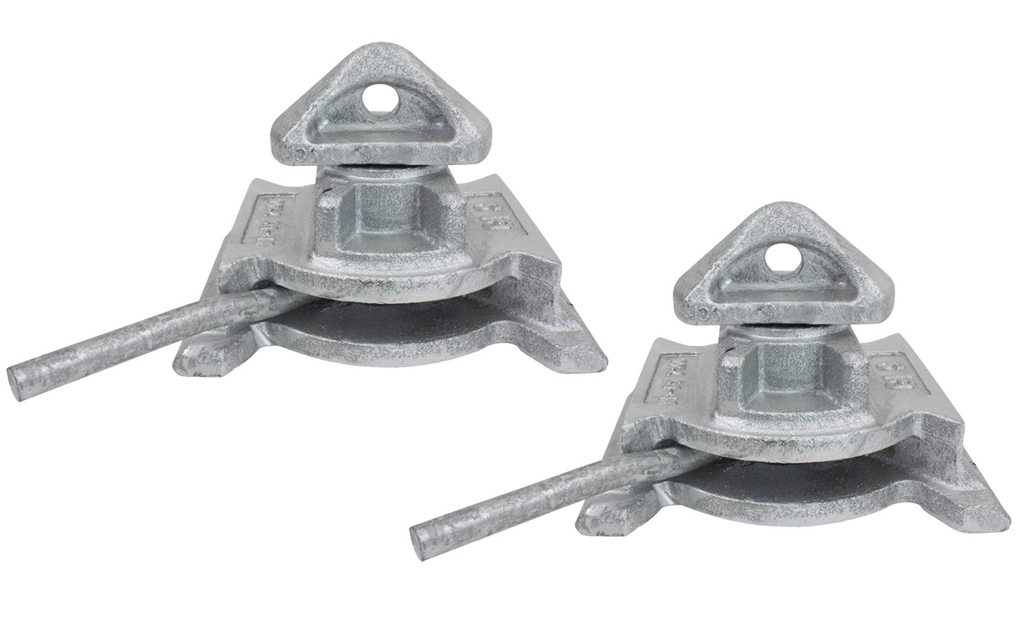 2 Pack Sea Rail Shipping Container Manual Twist Lock - Dovetail Style for Securing Shipping Containers to Flat Surfaces & Ground | Heavy Duty Cargo Lock for Intermodal Transport, Ports & Construction Sites