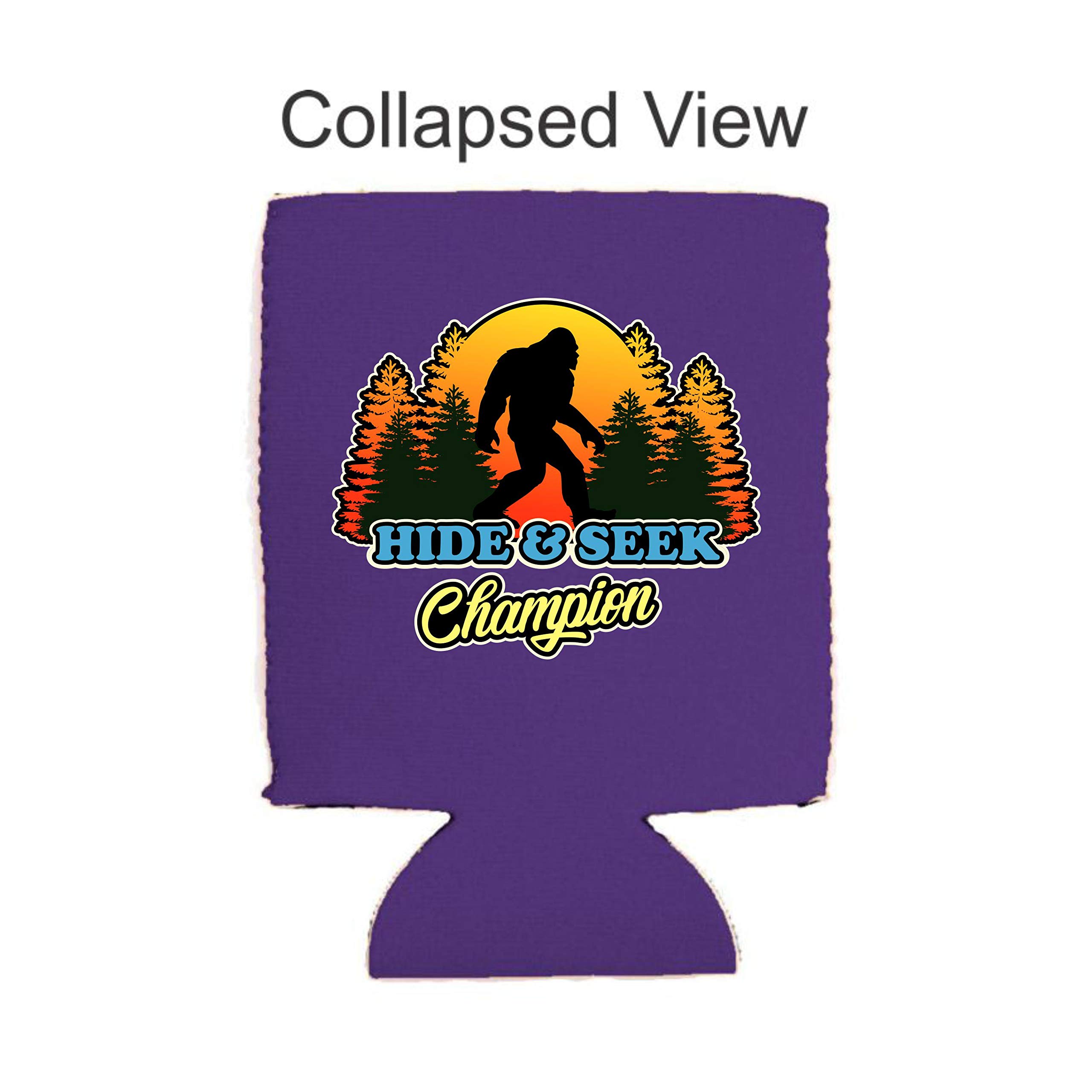 Hide & Seek Champion Magnetic Can Cooler (Purple, 1-Pack) - Keep Drinks Cold for Beer, Soda & Cans - Perfect for Parties, BBQs & Outdoor Activities