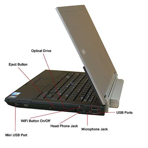 Refurbished Dell Latitude E6410 Laptop - Intel Core i5 520M, 4GB RAM, 250GB HDD, 14.1