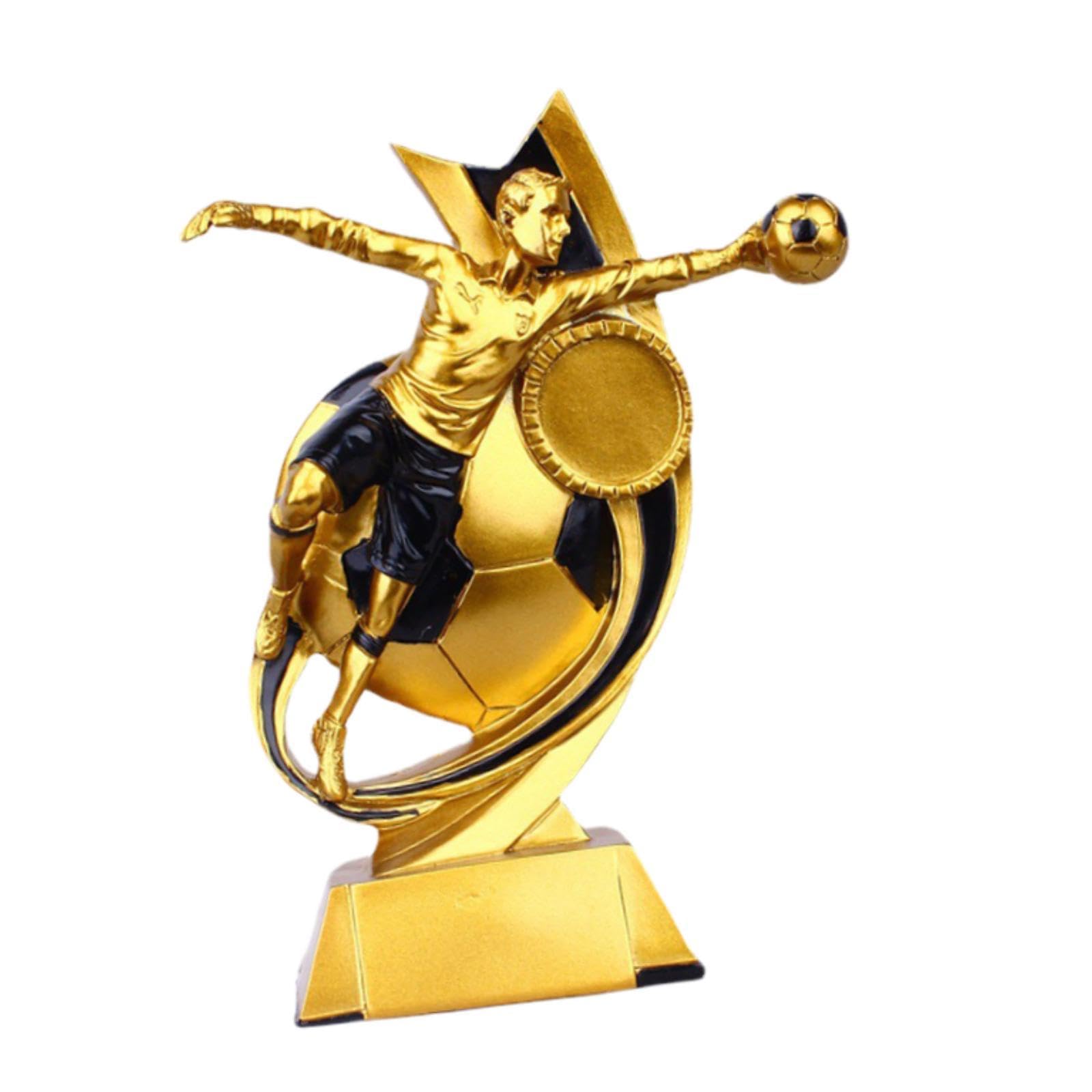 MYCENSE Football Trophy Sculpture - Desktop Championship Award for Sports Fans | Office, Home, Man Cave Decor | Perfect for Gifts, Awards & Sports Themed Rooms