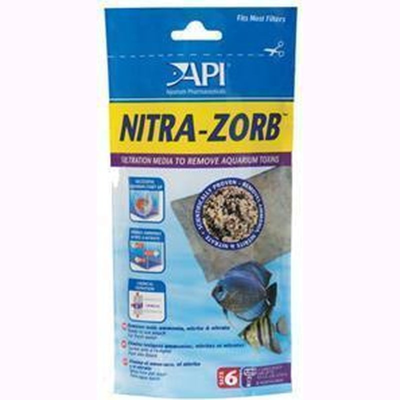 API Nitra Zorb 1 Pouch - Premium Aquarium Filter Media for Nitrate & Phosphate Removal - Ideal for Freshwater & Saltwater Fish Tanks, Reef Aquariums, and Pond Filtration Systems