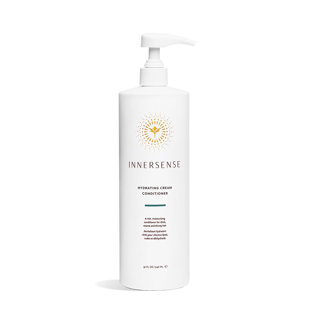 INNERSENSE Organic Hydrating Cream Conditioner for Dry & Damaged Hair - Deep Moisture & Repair Treatment for Salon-Quality Results at Home