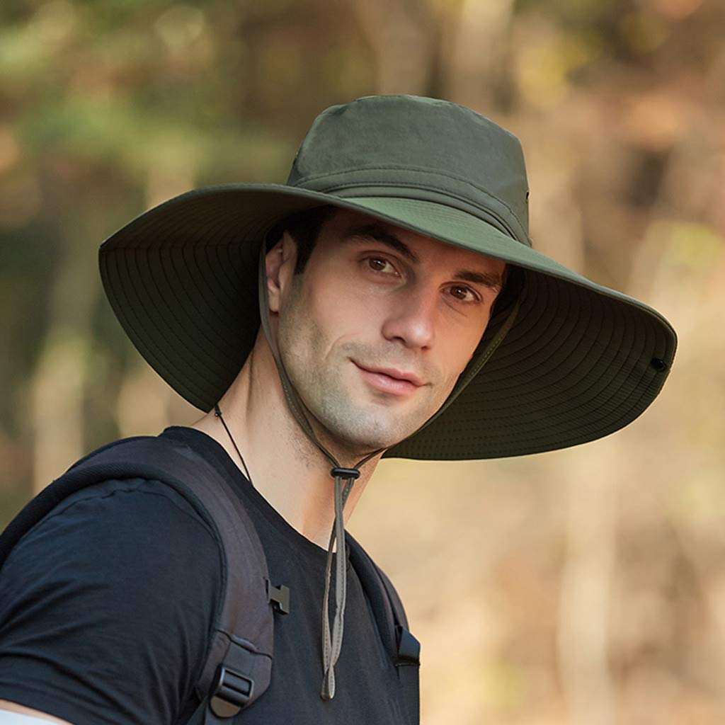 Men's Fashion Sun Hat - UPF 50+ UV Protection, Foldable Fisherman Cap, Waterproof & Breathable Beachwear for Summer, Travel & Outdoor Activities
