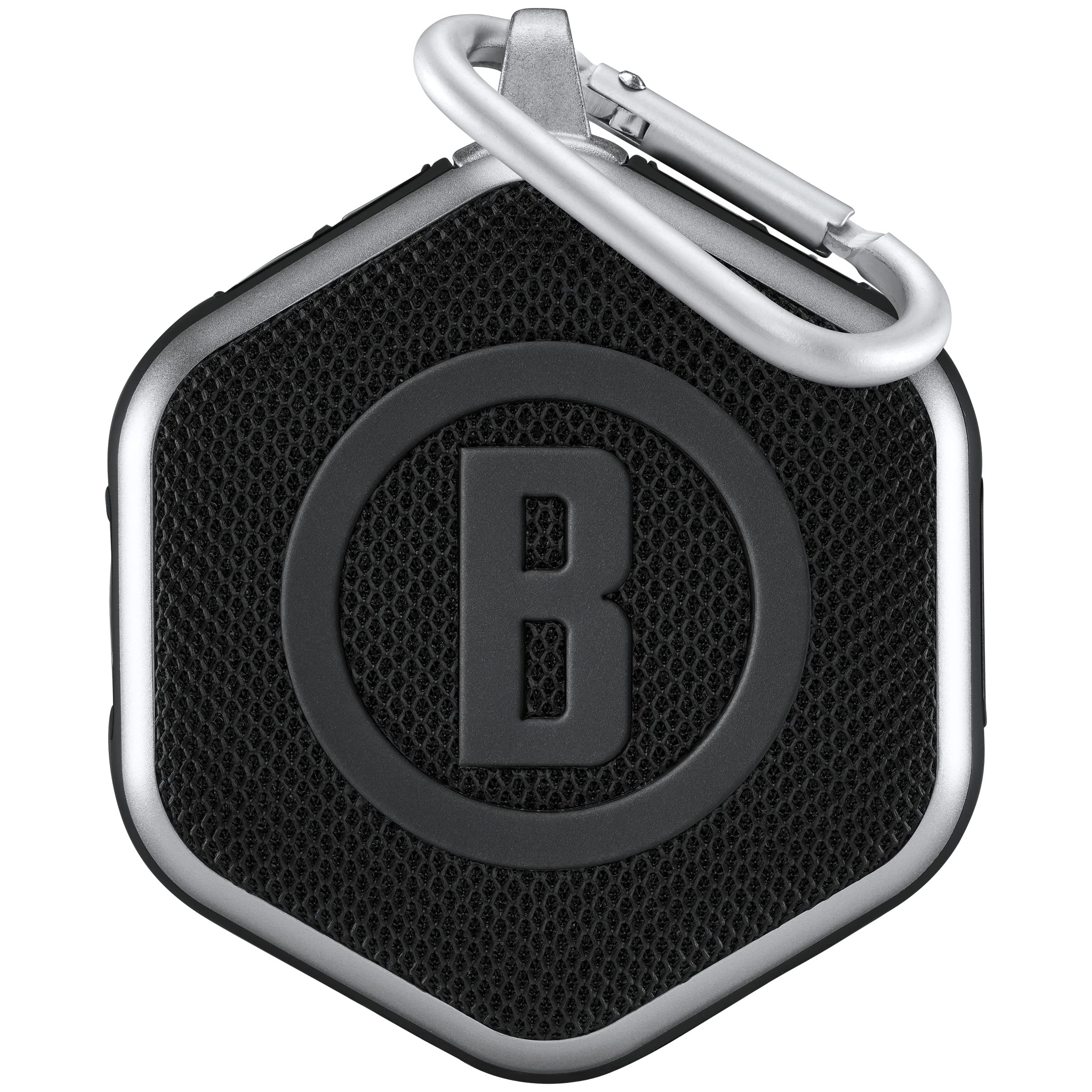 Bushnell Wingman Mini Magnetic GPS Golf Speaker with Portable Charger - Bluetooth Speaker for Golf Cart, 36,000+ Courses, Music & Distance Tracking - Perfect for Golfers & Outdoor Activities (Silver/Black)