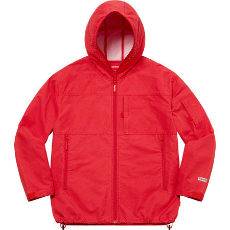 Supreme Full Zip Facemask Jacket for Men & Women - Red Windproof Hoodie for Outdoor Activities, Running, Hiking & Streetwear Fashion