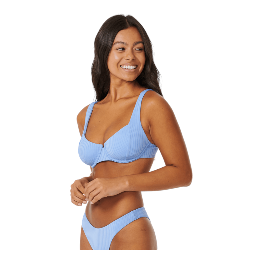 Rip Curl Premium Surf Balconette Bikini Top for Women - Comfortable Swimwear for Beach, Pool & Surfing | Summer Vacation & Water Sports Essential