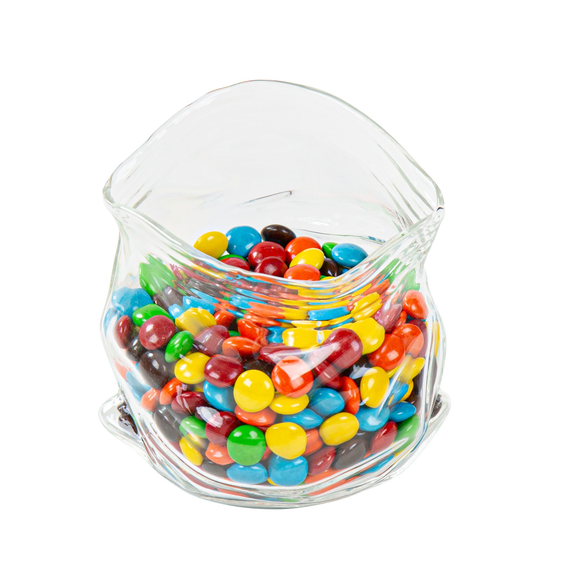 8 oz Clear Glass Storage Bowl with Lid - Round Airtight Food Container (3.25