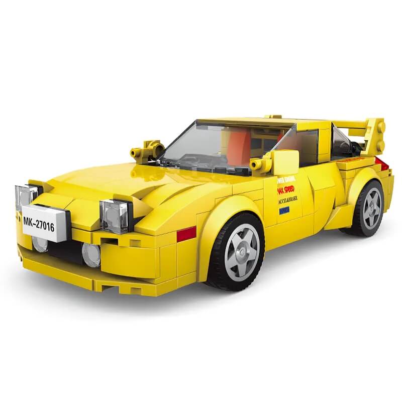 MOULD KING 27016 Mazda RX-7 FD35 Building Blocks Set - 329PCS Car Model Kit for Adults & Teens - Perfect for Collectors, DIY Enthusiasts, and Home Office Decor