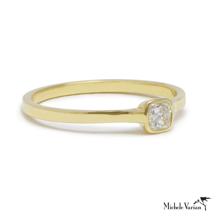 Elegant Cushion Cut Cathedral Engagement Ring for Women - Perfect for Proposals, Weddings & Anniversaries | 14K Gold & Diamond Jewelry Gift