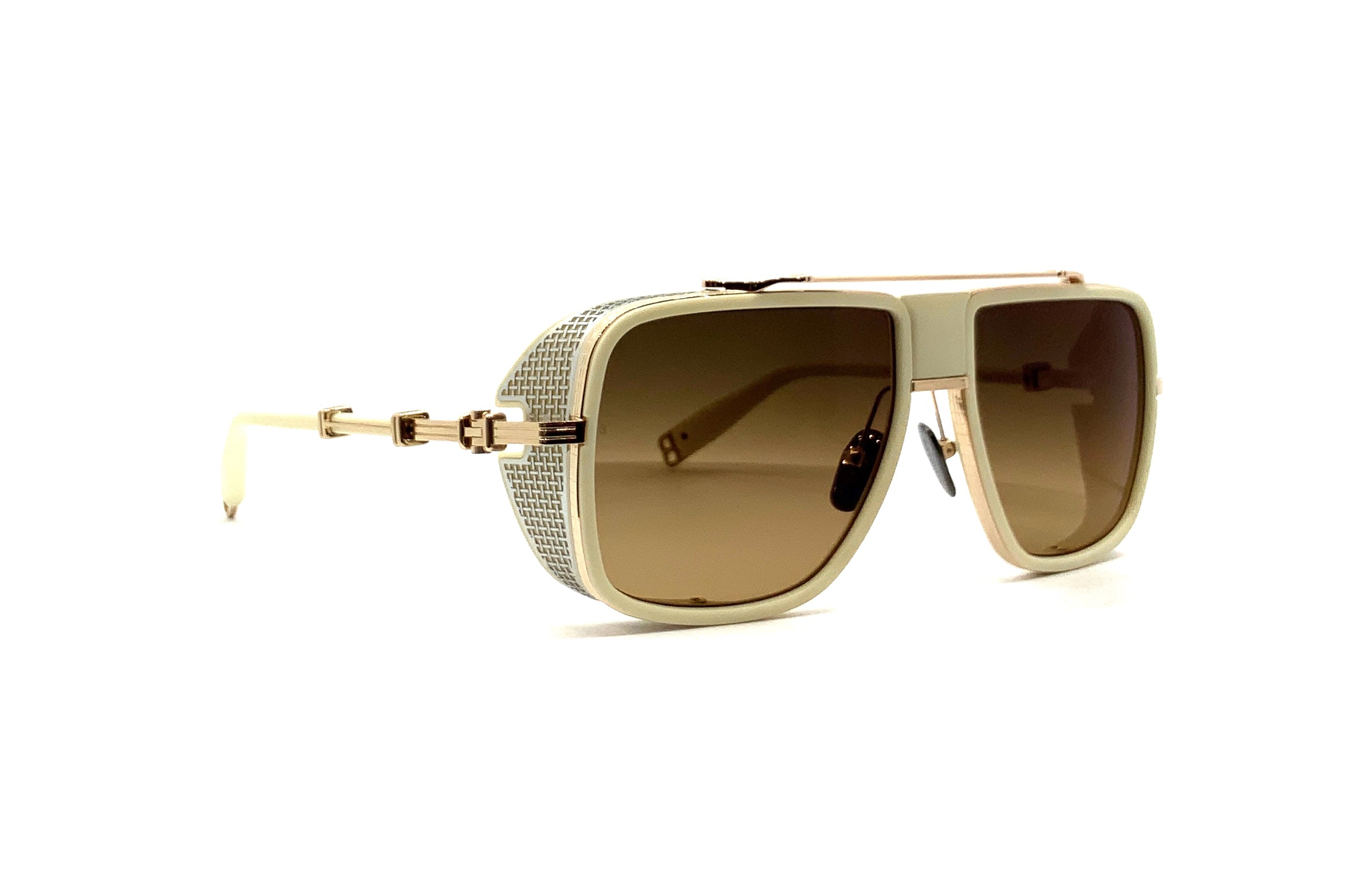 Balmain O.R. LTD Bone Hair Clip - White Gold, Matte Bone & Gold Hair Accessories for Women | Perfect for Weddings, Parties & Everyday Styling