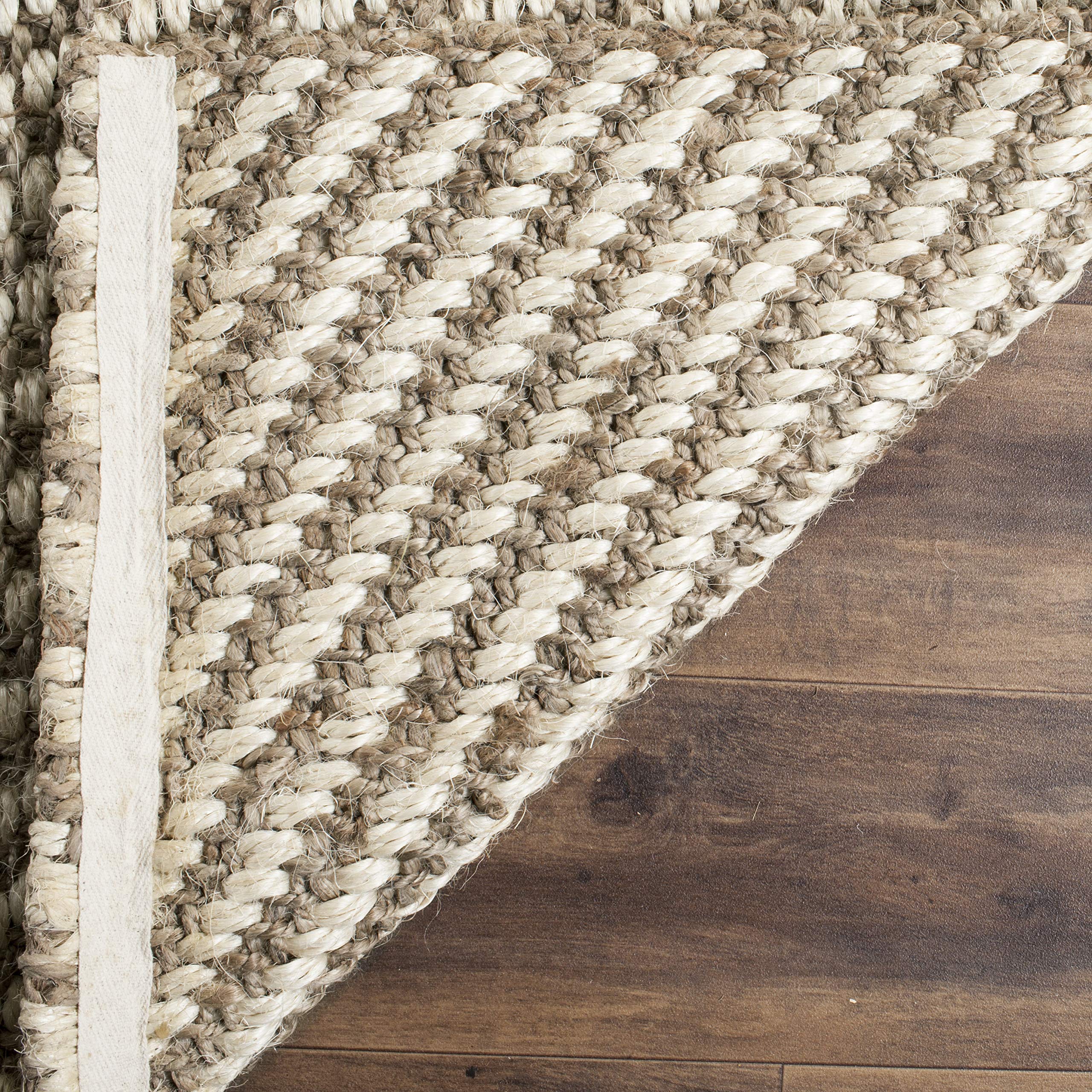 SAFAVIEH Handmade Natural Fiber Area Rug - 5' x 8' Jute & Sisal Rug, Eco-Friendly Floor Covering for Living Room, Bedroom, High Traffic Areas | Durable & Stylish Home Decor (NF457A)