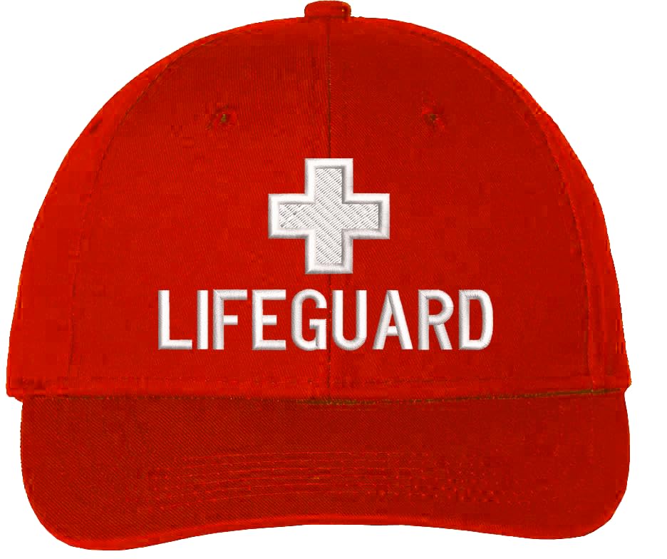 Red With White Lifeguard
