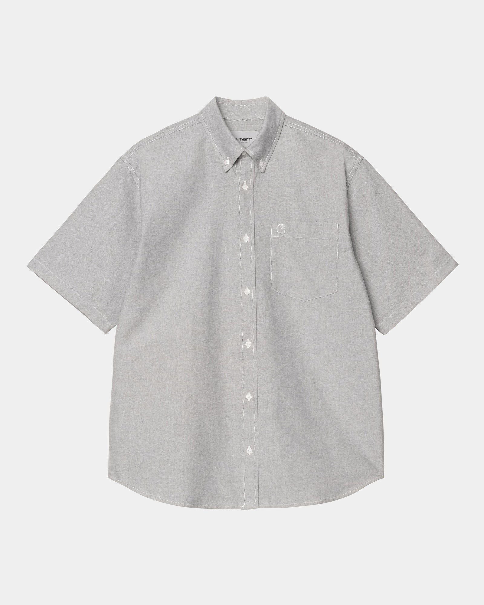 Braxton Shirt for Men - Graphite Wax Coated Cotton Casual Button Down Shirt | Perfect for Office, Business Meetings & Smart Casual Outfits