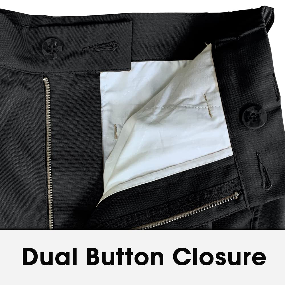 Premium Black Microfiber Plus Fours for Men - Comfortable Golf & Casual Wear Pants for Outdoor Sports & Leisure Activities