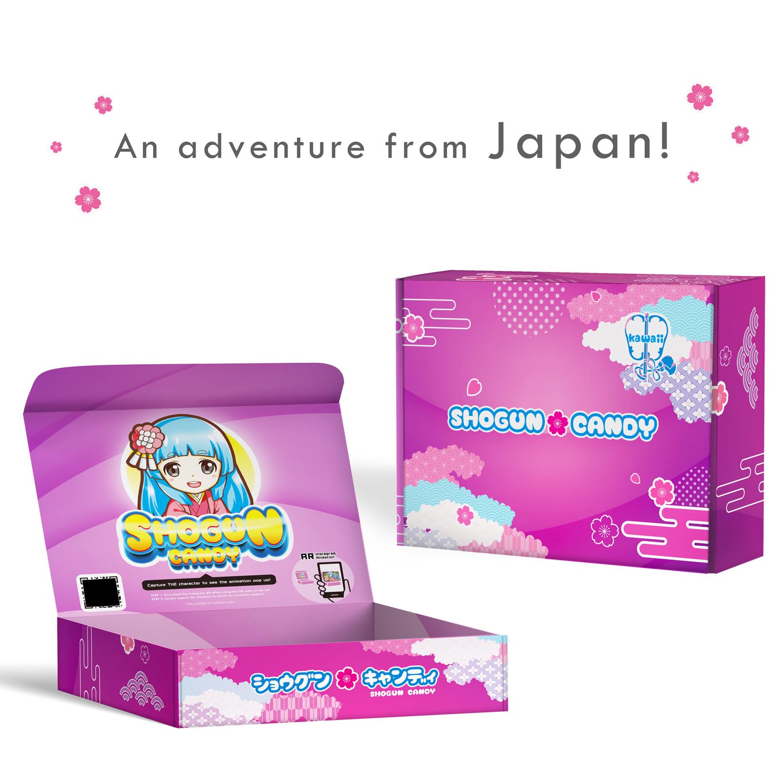 SHOGUN CANDY Box - 30-Piece Japanese Snacks & Candy Variety Pack | Authentic Dagashi Assortment | Perfect for Parties, Gifts & Anime Lovers