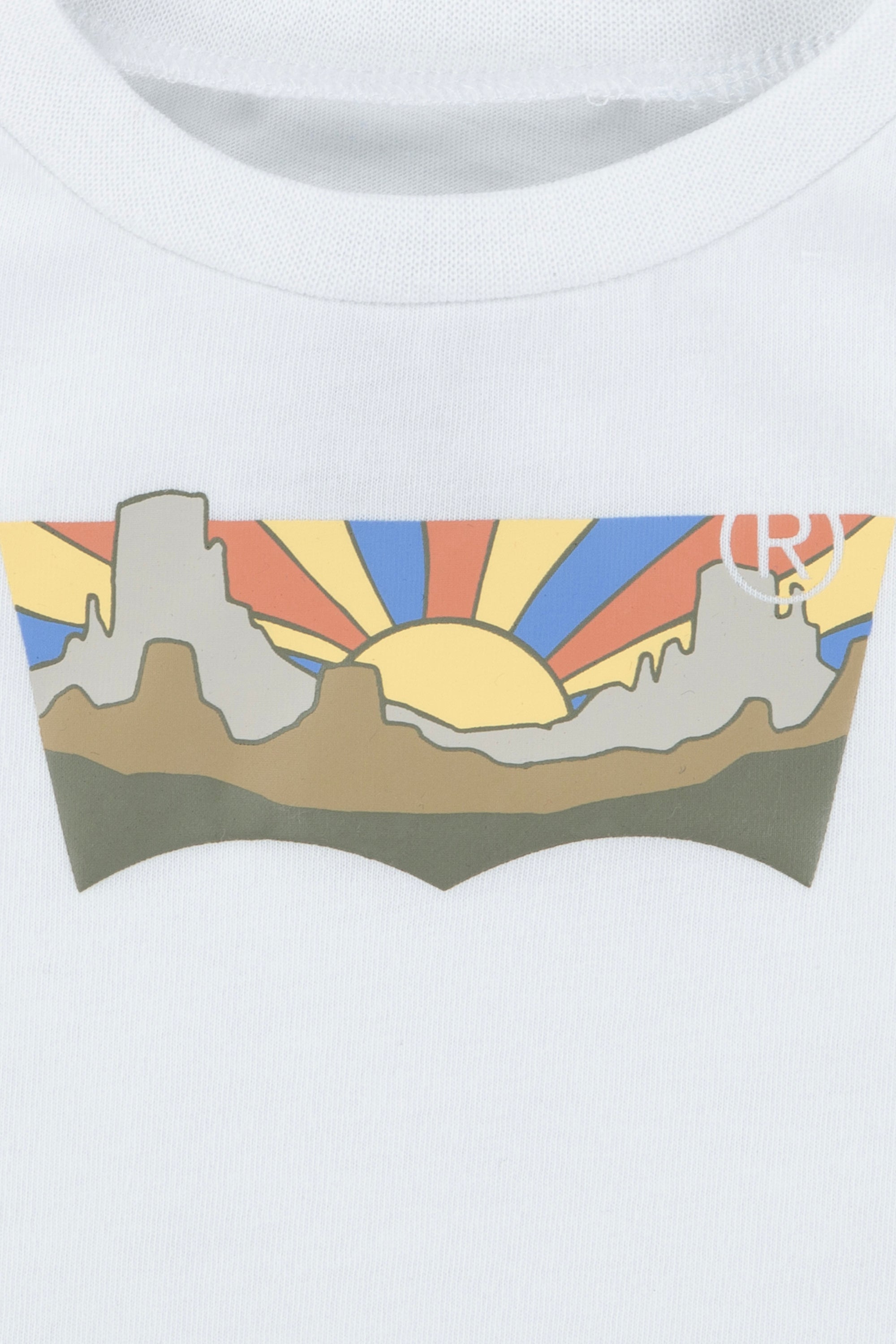 Bright White Desert Sunset Graphic T-Shirt for Men & Women | Vintage Style Cotton Tee | Casual Wear, Beach Outfits, and Festival Fashion