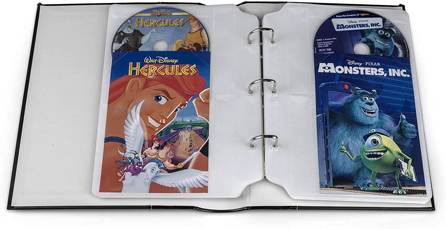 HandStands Bellagio-Italia Two DVD Binder Insert Packs - Premium DVD Storage Solution for Home Theater & Media Organization