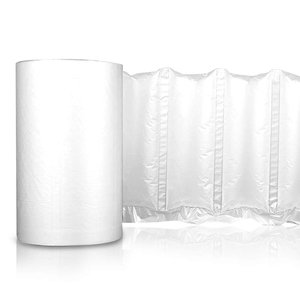 Inflatable Air Cushion Wrap Roll - 1640 ft Bubble Packaging Film for Shipping (7.8