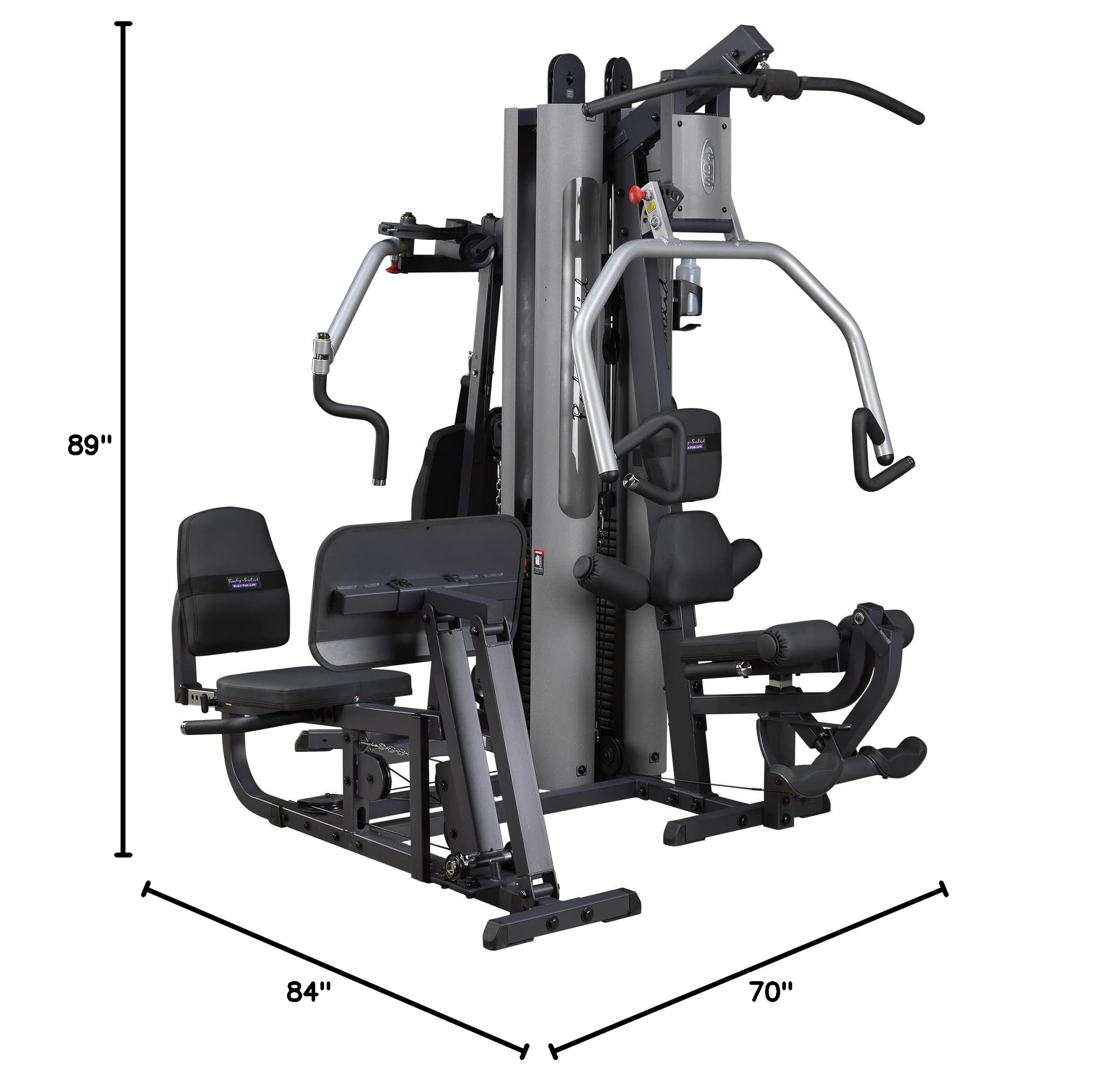 Body-Solid G9S Two Stack Home Gym System - Universal Weight Lifting Machine for Full Body Workout & Muscle Building | Compatible with Weider & Atlas Strength | Perfect for Home & Commercial Fitness Training | Ideal for Strength Training, Bodybuilding & Functional Fitness