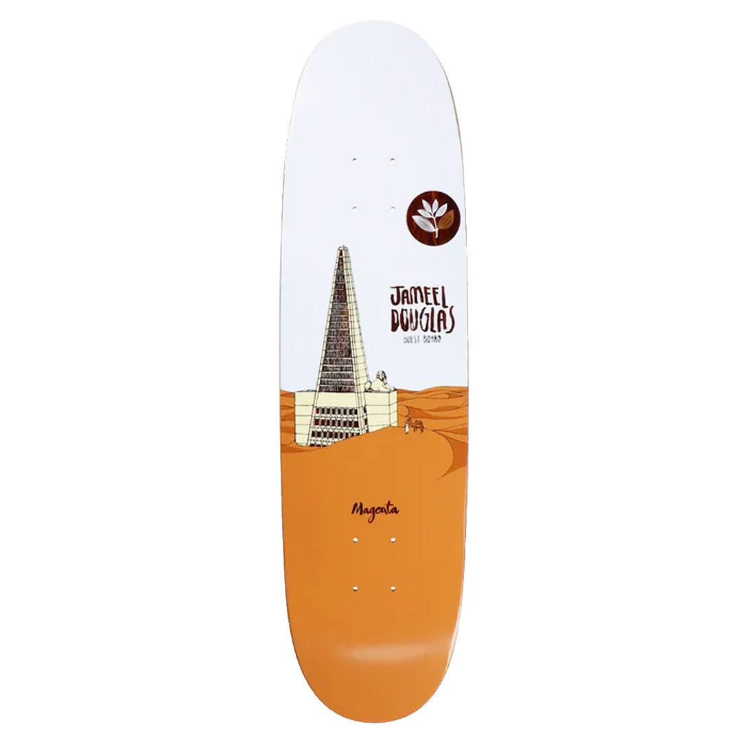 Vintage Magenta Guest Douglas 90s Skateboard Deck 8.25 - Retro 90s Style Skateboard for Street & Park Riding - Perfect for Skaters & Collectors