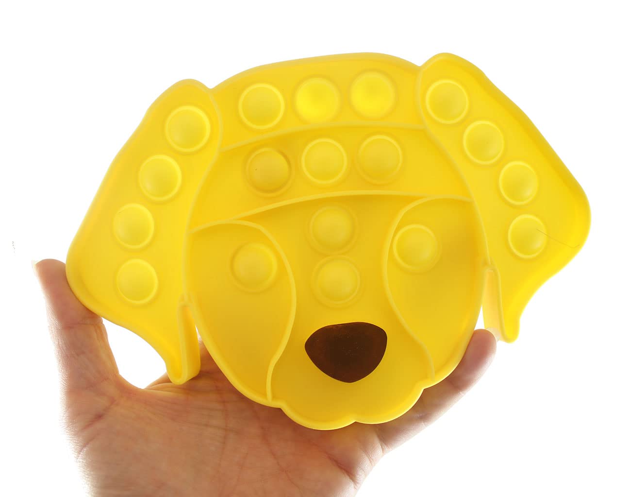 Random Dog Breed Bubble Pop Fidget Toy - Silicone Push Poke Wrap Sensory Stress Relief Toy for Kids & Adults - Poppable Bubble Popper for Anxiety, ADHD & Focus - Perfect for Home, Office & Travel (1 Random Design)