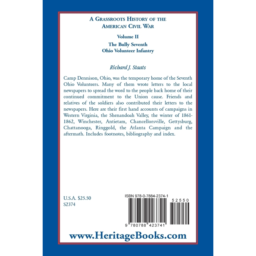 The Bully Seventh Ohio Volunteer Infantry: A Comprehensive History of the American Civil War | Volume II | Civil War Books, Military History & Ohio Regiments | Perfect for Historians, Researchers & Civil War Enthusiasts