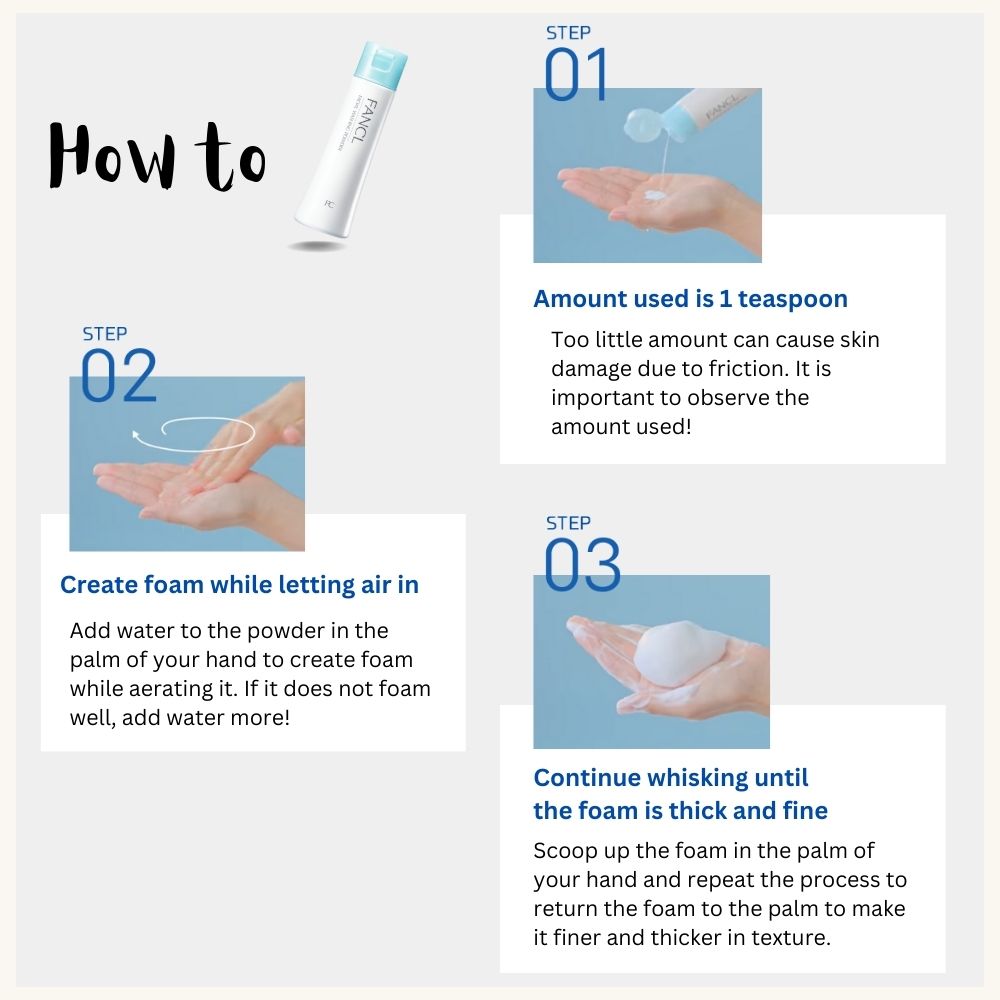 FANCL Double Cleansing Bundle - Oil & Foam Cleanser Set for Deep Pore Cleansing | Perfect for Daily Skincare & Makeup Removal Routine