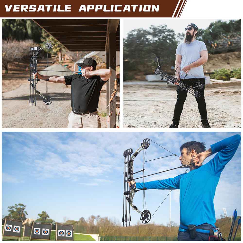 Best Left Handed Compound Bow for Beginners & Adults - 12 Arrows Included | Hunting, Target Practice & Outdoor Sports Gear